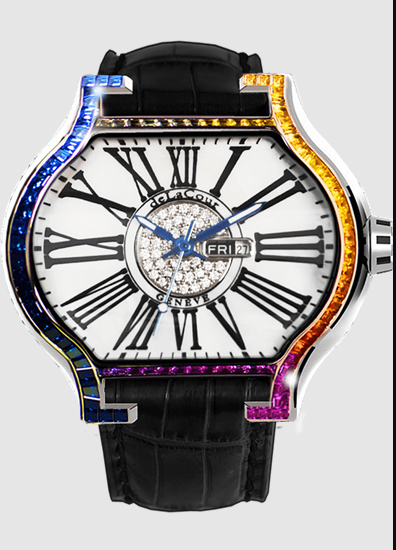 Replica DeLaCour City Romano Rainbow WAST2521-0017 Watch